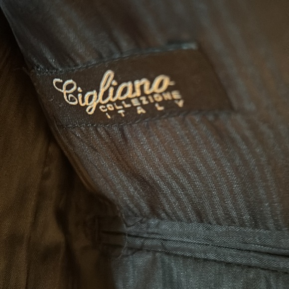 Black blazer jacket made in Italy by cigliano in excellent condition - Picture 3 of 3